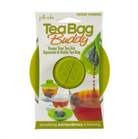 Epoca Primula Tea Bag Buddy &ndash; Easy to Use &ndash; Mess Free &ndash; Multipurpose &ndash; 100% Silicone &ndash; Green - DimpzBazaar.com