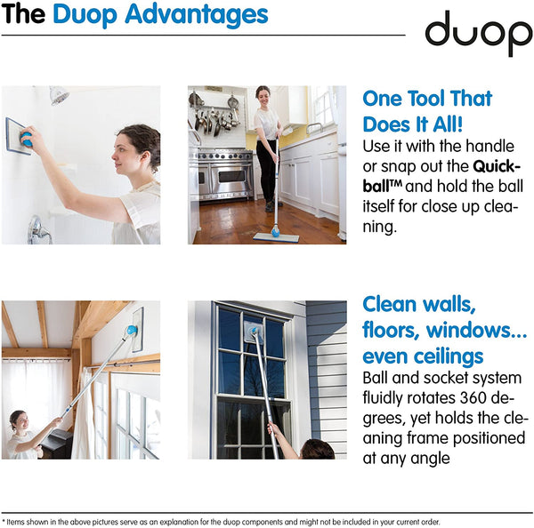 Duop Duop 6" Microfiber Glass Cleaning Pad - DimpzBazaar.com