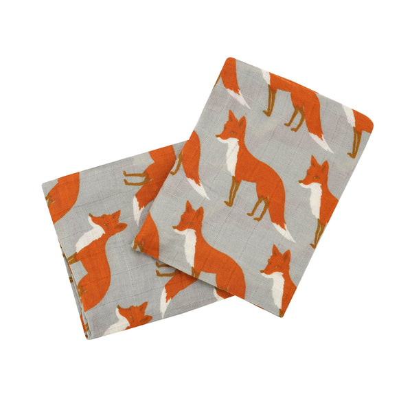 MilkBarn Milkbarn Organic Cotton Burp Cloths (2 pack) - DimpzBazaar.com