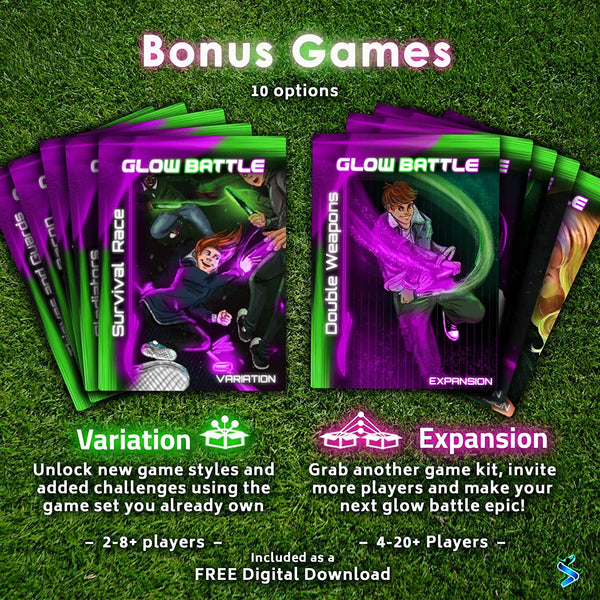 Starlux Games Starlux Games Glow Battle: A Ninja Game with Glow-in-The-Dark Foam Swords - DimpzBazaar.com