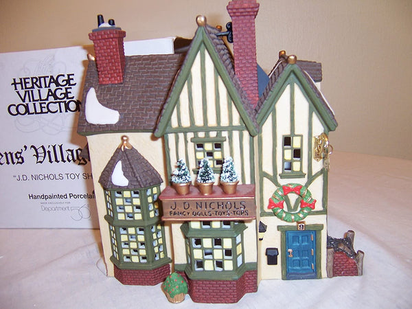 Dept.56.Collectibles Department 56 "J.D. Nichols Toy Shop" retired - DimpzBazaar.com