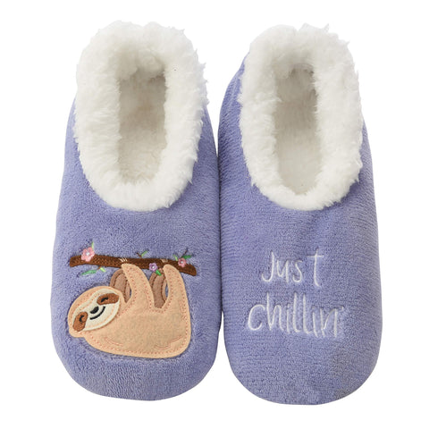 Snoozies Snoozies Pairables Womens Slippers - House Slippers - Sloth/Just Chillin' - DimpzBazaar.com