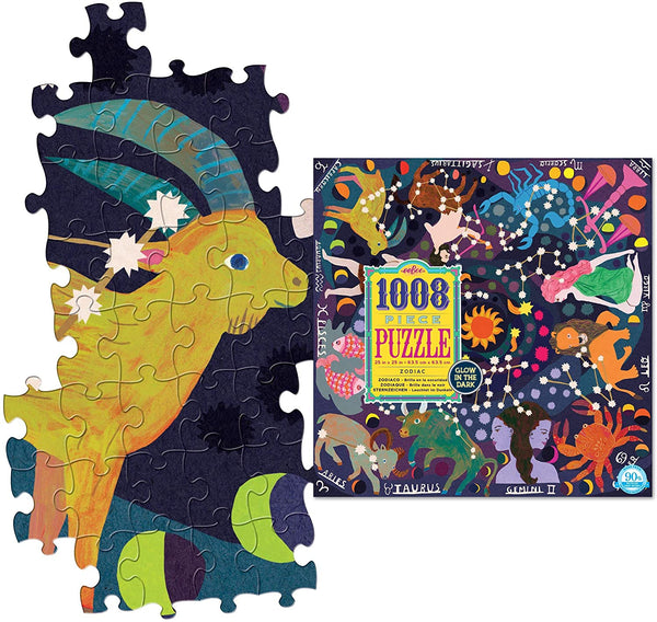 eeBoo eeBoo Zodiac Glow in The Dark Jigsaw Puzzle for Adults, 1000 Pieces - DimpzBazaar.com