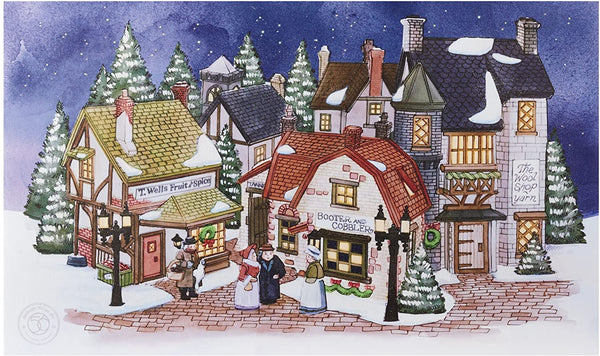 Department 56 Department 56 Authentic Village Art Cobblestone Shops Canvas - DimpzBazaar.com