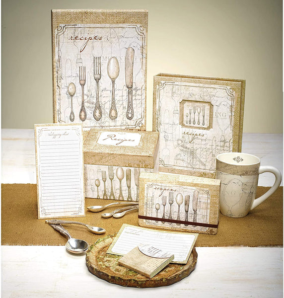 C.R. Gibson C.R. Gibson 40 Count Recipe Cards, 4 by 6-Inch, Perfect Setting - DimpzBazaar.com